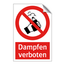 Dampfen verboten