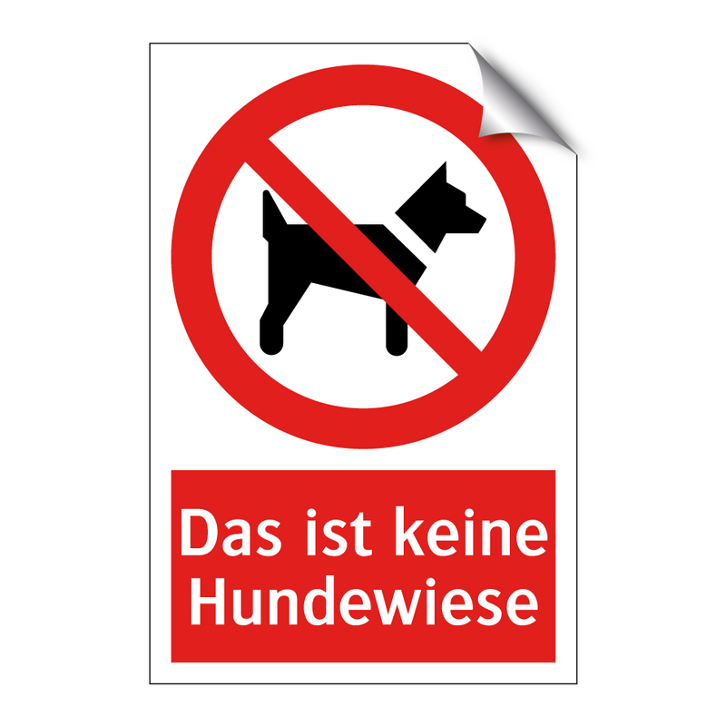 Das ist keine Hundewiese