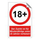 Der Zutritt ist für Minderjährige unter 18 Jahren verboten!