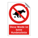 Diese Weide ist keine Hundetoilette