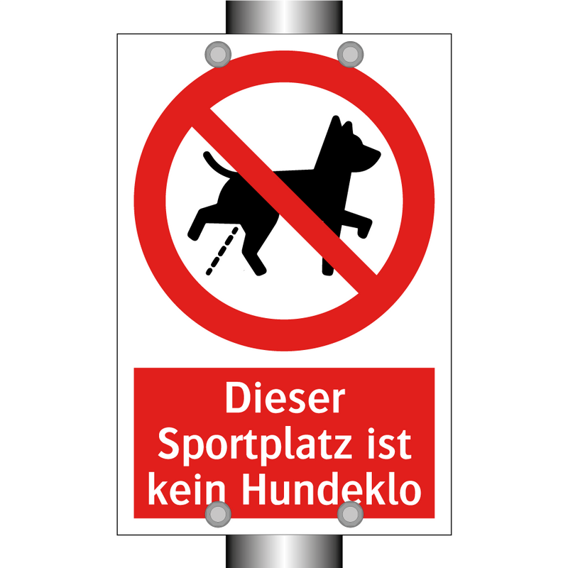 Dieser Sportplatz ist kein Hundeklo