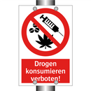 Drogen konsumieren verboten!