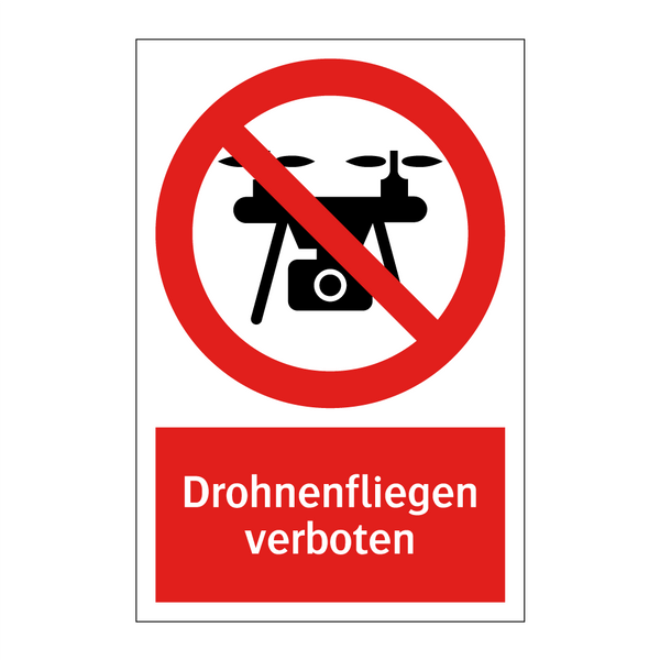 Drohnenfliegen verboten