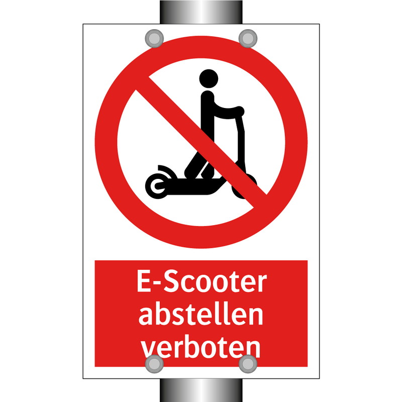 E-Scooter abstellen verboten