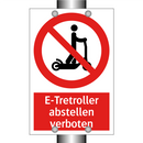E-Tretroller abstellen verboten