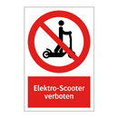 Elektro-Scooter verboten
