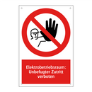 Elektrobetriebsraum: Unbefugter Zutritt verboten