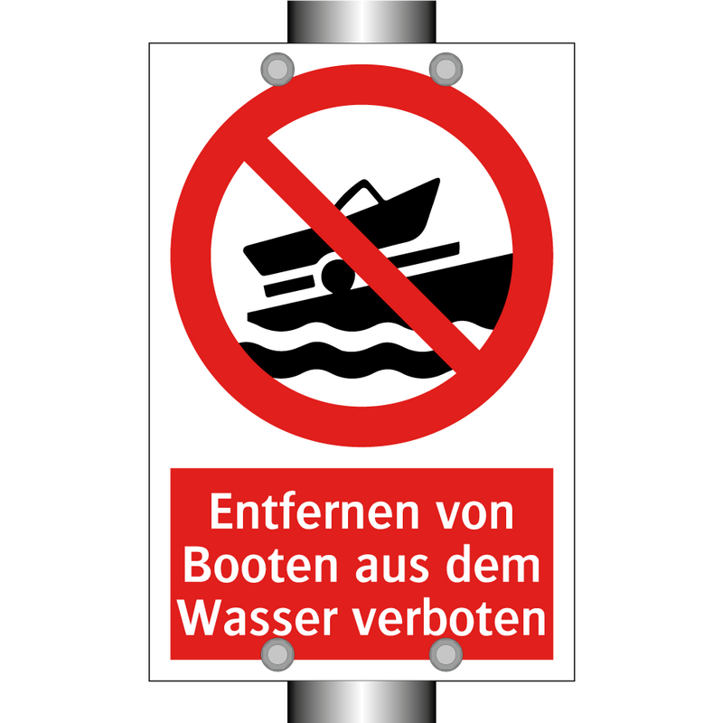 Entfernen von Booten aus dem Wasser verboten