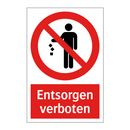 Entsorgen verboten