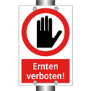 Ernten verboten!