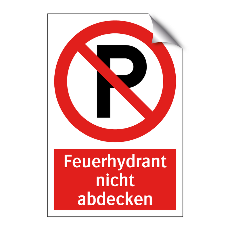 Feuerhydrant nicht abdecken