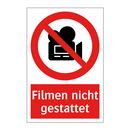 Filmen nicht gestattet
