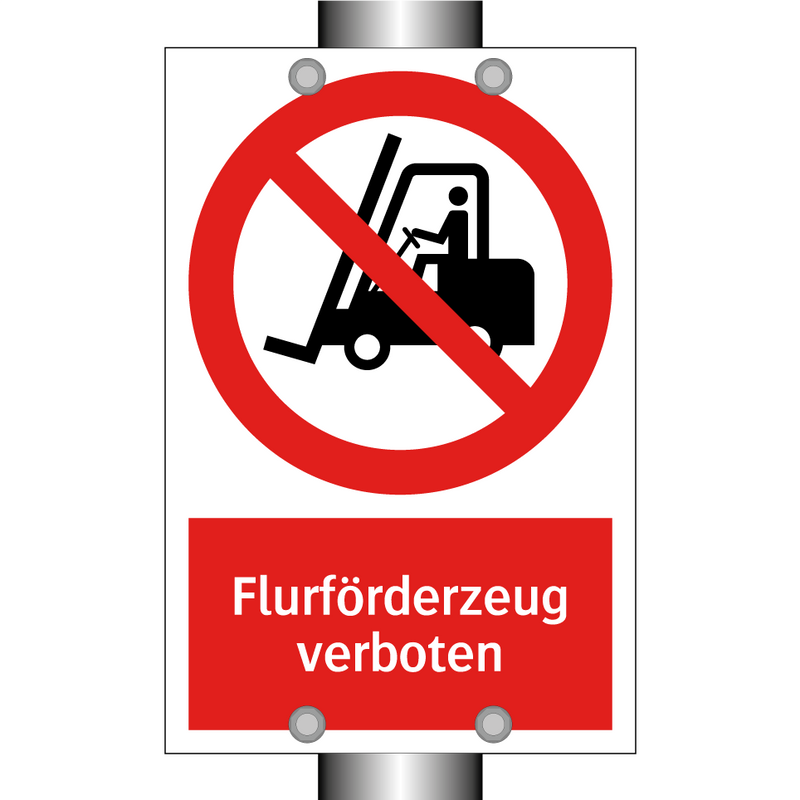 Flurförderzeug verboten