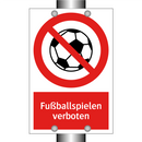 Fußballspielen verboten