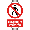 Fußgänger verboten