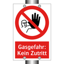 Gasgefahr: Kein Zutritt