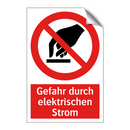 Gefahr durch elektrischen Strom