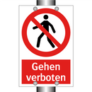 Gehen verboten