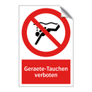 Geraete-Tauchen verboten