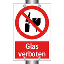 Glas verboten