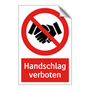 Handschlag verboten