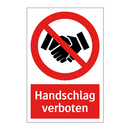 Handschlag verboten