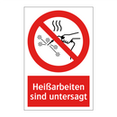 Heißarbeiten sind untersagt