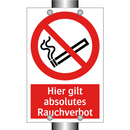 Hier gilt absolutes Rauchverbot