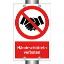 Händeschütteln verboten
