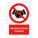 Händeschütteln verboten