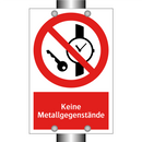 Keine Metallgegenstände