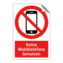 Keine Mobiltelefone benutzen