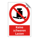 Keine schweren Lasten