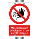 Maschinenraum Unbefugten ist der Zutritt verboten