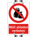 Müll abladen verboten