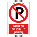 Nicht an diesem Ort parken