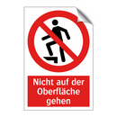 Nicht auf der Oberfläche gehen