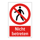 Nicht betreten