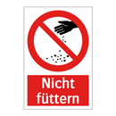 Nicht füttern