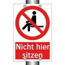 Nicht hier sitzen