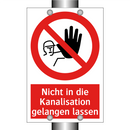 Nicht in die Kanalisation gelangen lassen