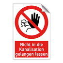 Nicht in die Kanalisation gelangen lassen