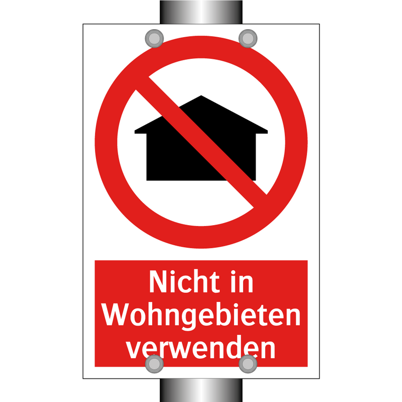 Nicht in Wohngebieten verwenden