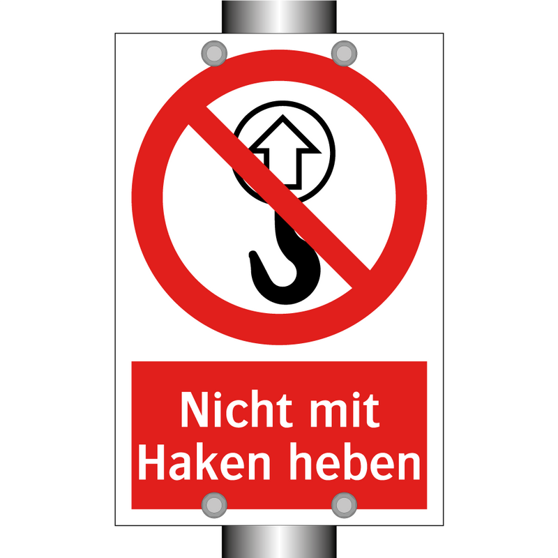 Nicht mit Haken heben