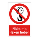 Nicht mit Haken heben
