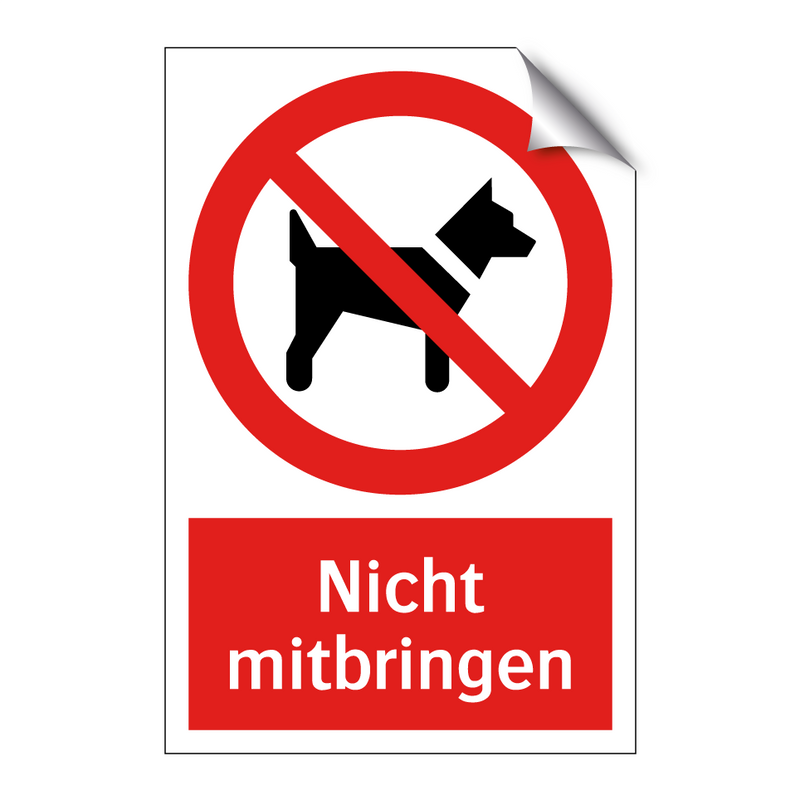 Nicht mitbringen