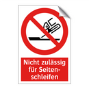 Nicht zulässig für Seiten- schleifen