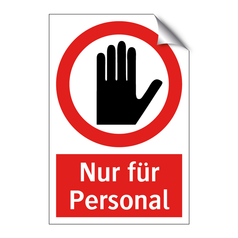 Nur für Personal