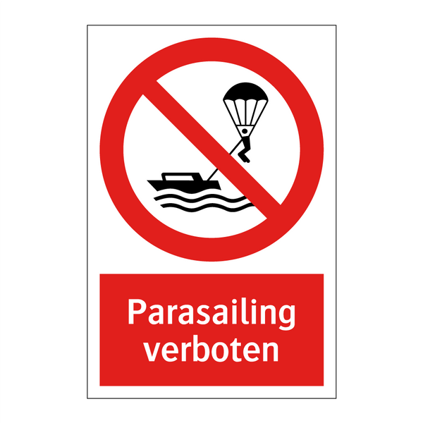 Parasailing verboten