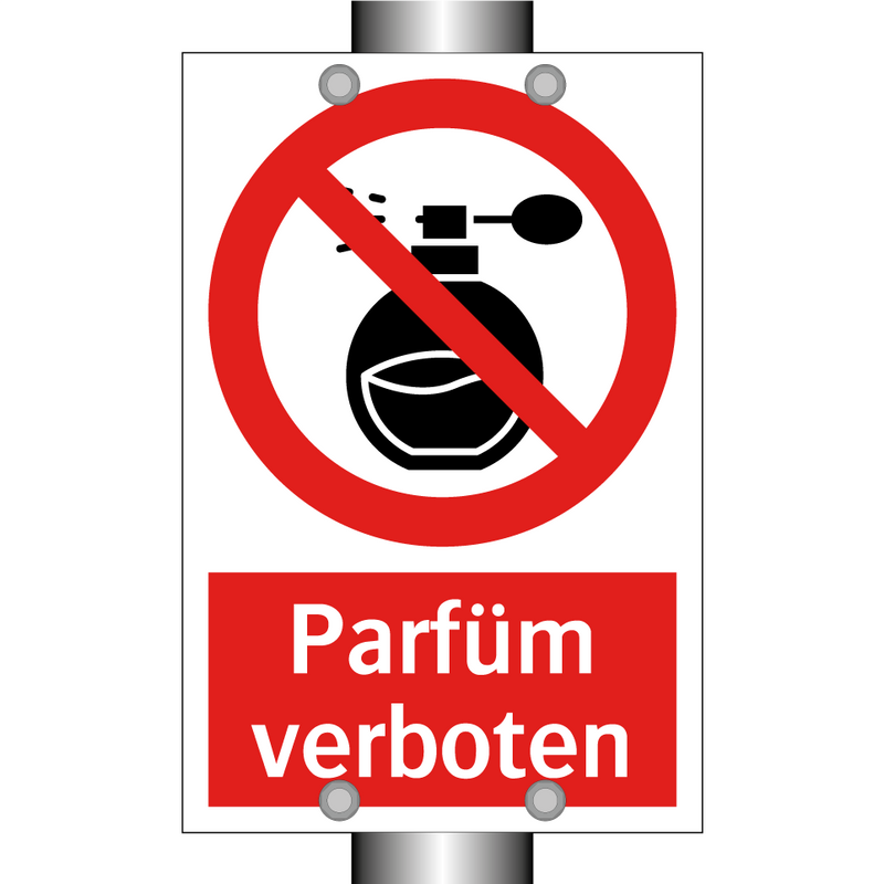 Parfüm verboten